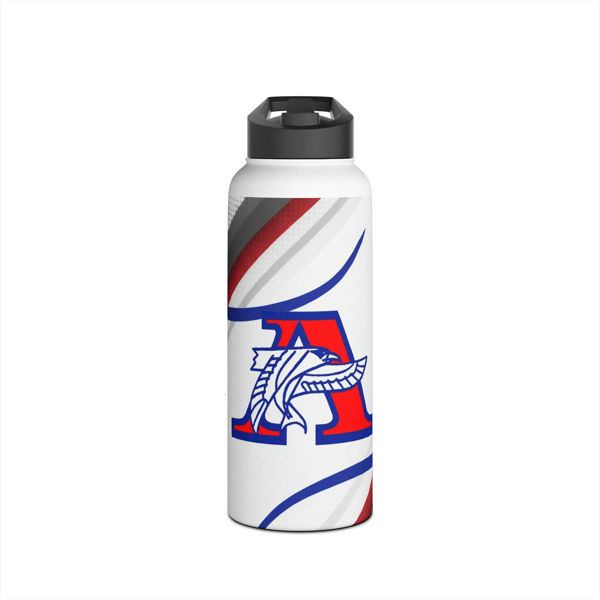 Robbinsdale Armstrong Falcons Water Bottle – Red, White & Blue Stainless Steel Bottle