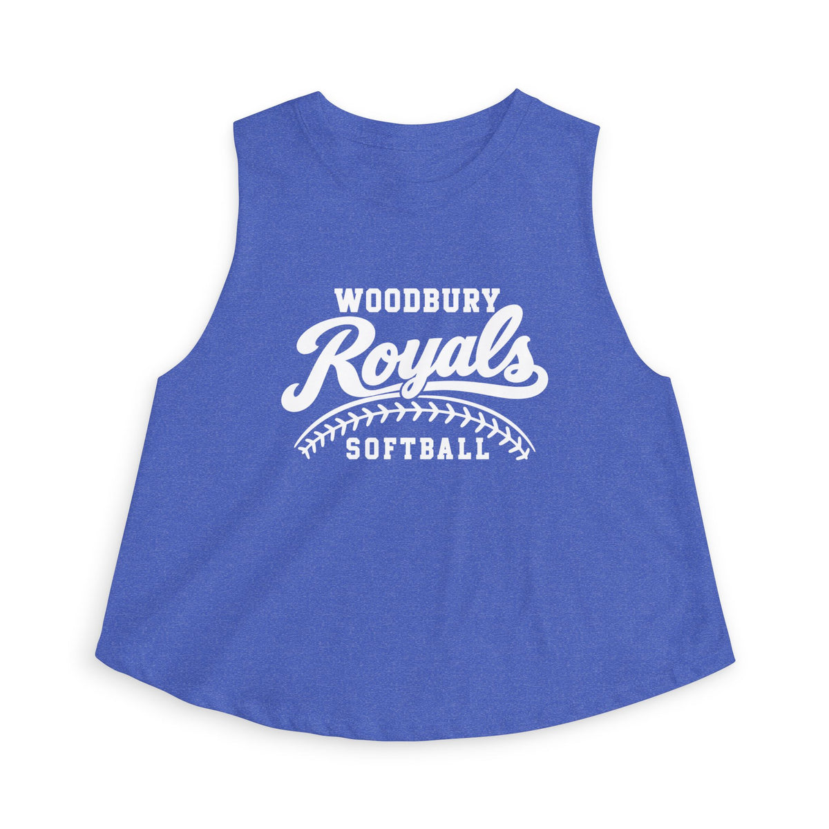 Royals Sotball Women's Crop Top — Vintage Sports Team Style
