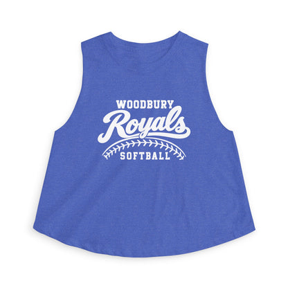 Royals Sotball Women's Crop Top — Vintage Sports Team Style
