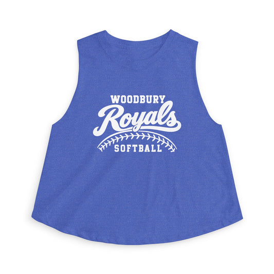 Royals Sotball Women's Crop Top — Vintage Sports Team Style