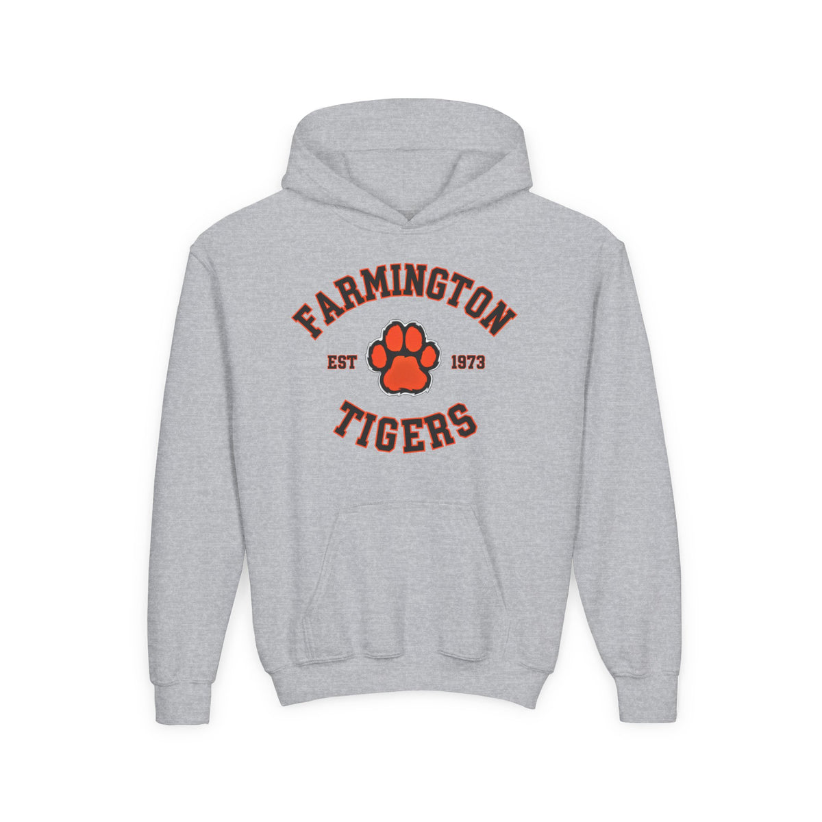 Youth Hoodie — Farmington Tigers School Spirit Pullover