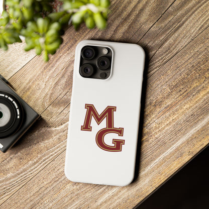 Maple Grove Crimson Slim Phone Case - Stylish Custom Cover for Daily Protection