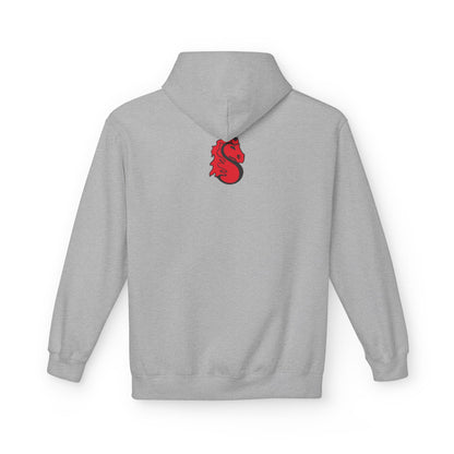 Stillwater Ponies Hoodie — Retro Red Team Logo Pullover