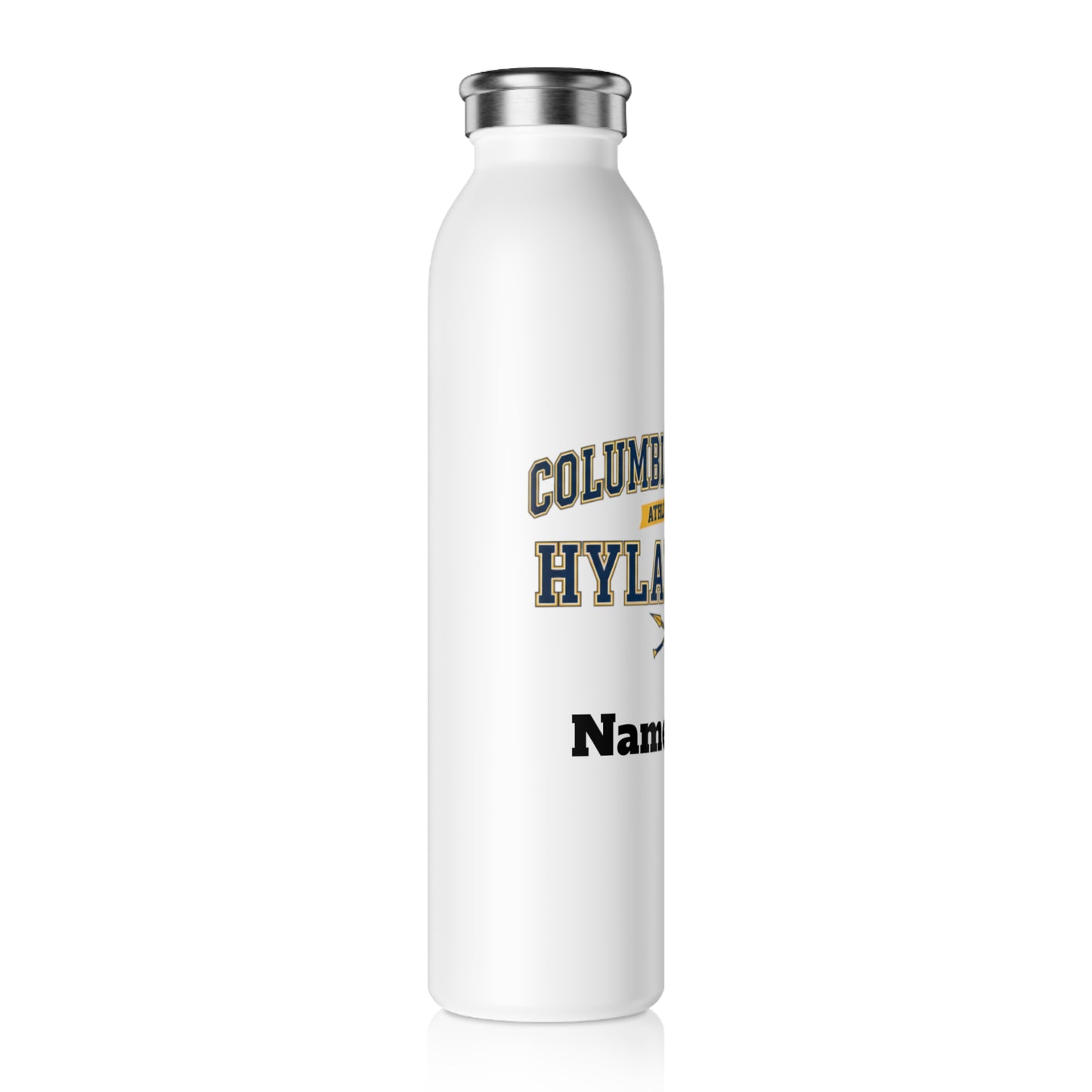 Columbia Heights Hylanders Slim Water Bottle —  Stainless Insulated Bottle
