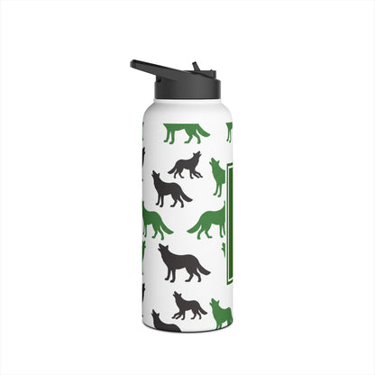 Park Cottage Grove Green Wolfpack Stainless Steel Water Bottle