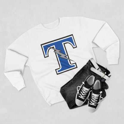 Tartan Titans Blue T Lightning Logo Sweatshirt