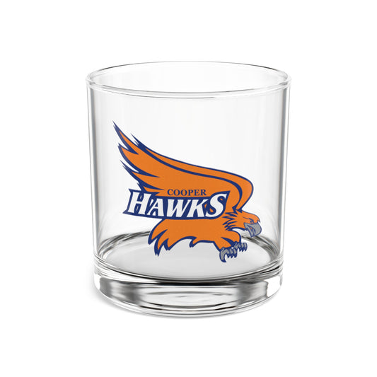 Robbinsdale Cooper Hawks 10oz Rocks Glass - Perfect for Game Day or Celebrations