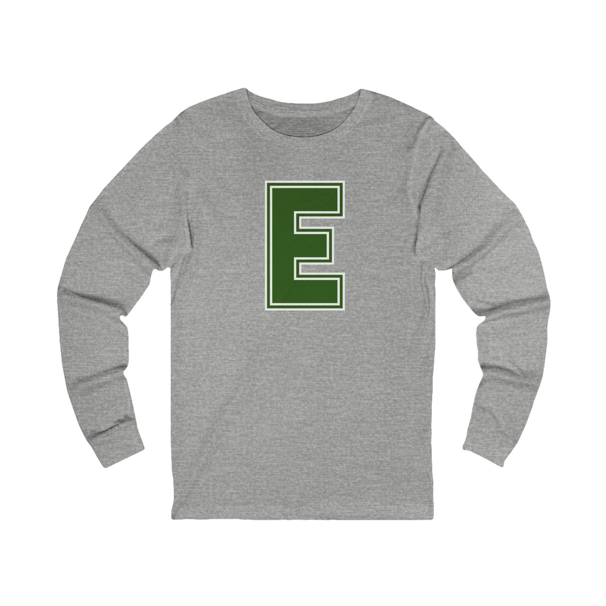 Edina Hornets "E" Long Sleeve Tee with Green Hornet