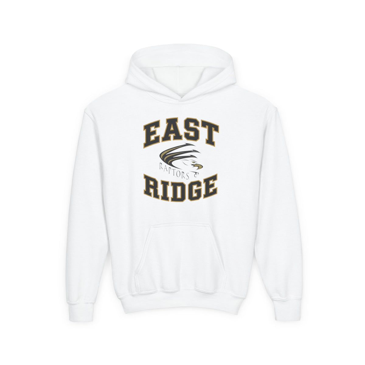 East Ridge Raptors Youth Hooded Sweatshirt - Stylish & Cozy for Young Fans