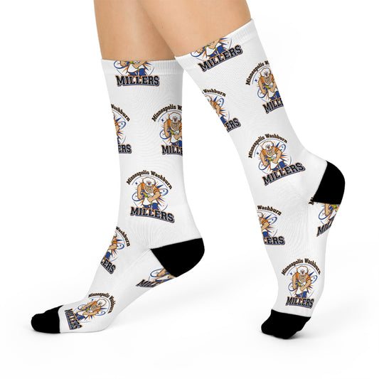 Minneapolis Washburn Millers Cushioned Crew Socks
