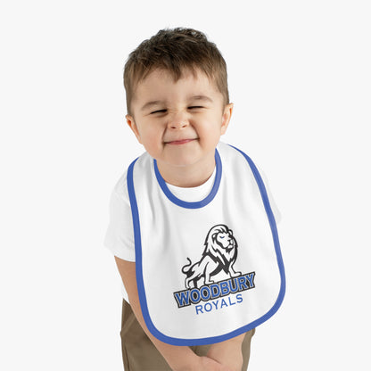 Woodbury Royals Baby Contrast Trim Jersey Bib