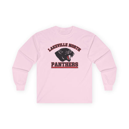 Lakeville North Panthers Long Sleeve Tee — School Mascot Panther Graphic