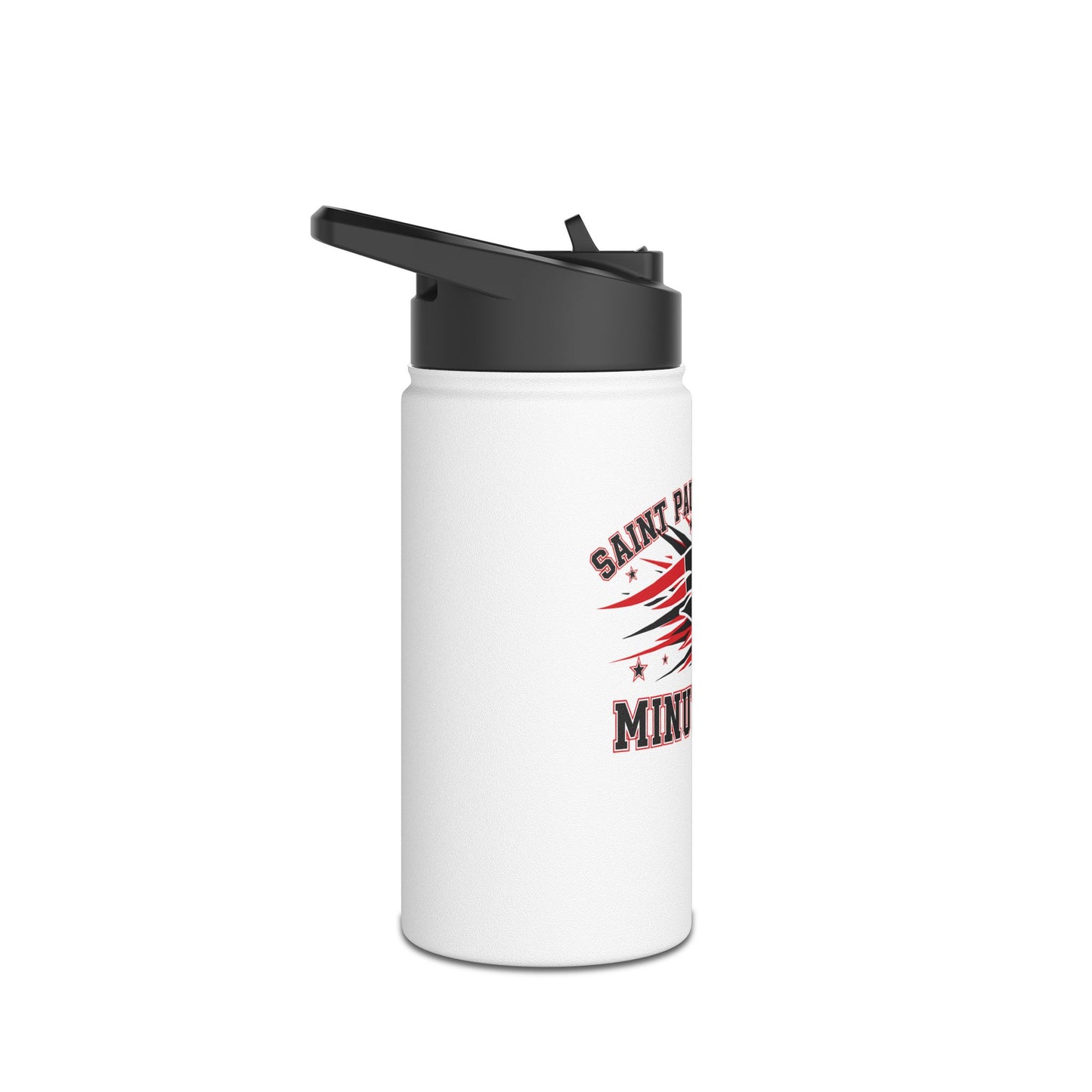 Saint Paul Central Minutemen Stainless Steel Water Bottle, Motivational Hydration Bottle, Sports Water Bottle, Eco-Friendly Gift, Personalized Travel Mug