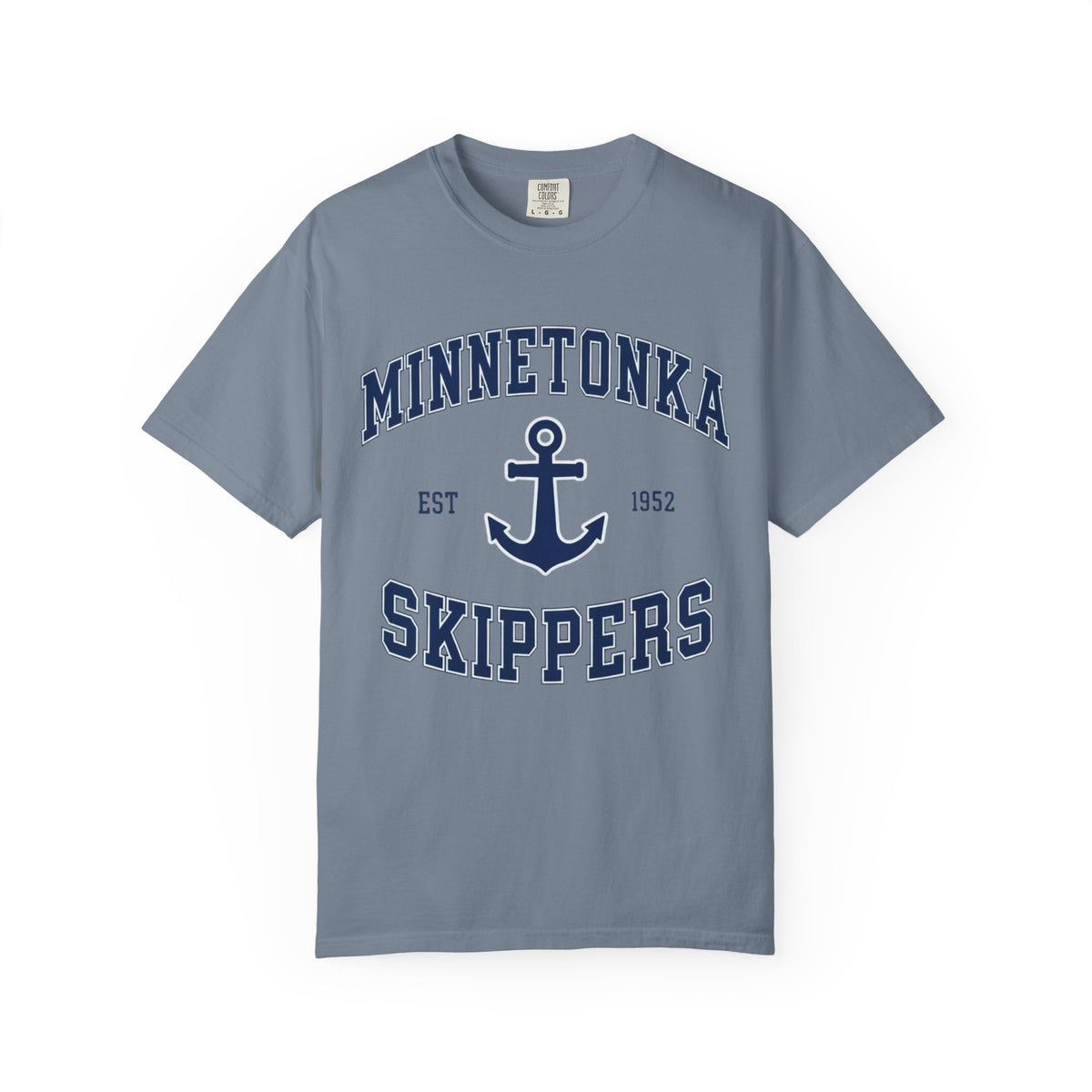 Minnetonka Skippers Anchor T-Shirt — Vintage Nautical Crew Tee
