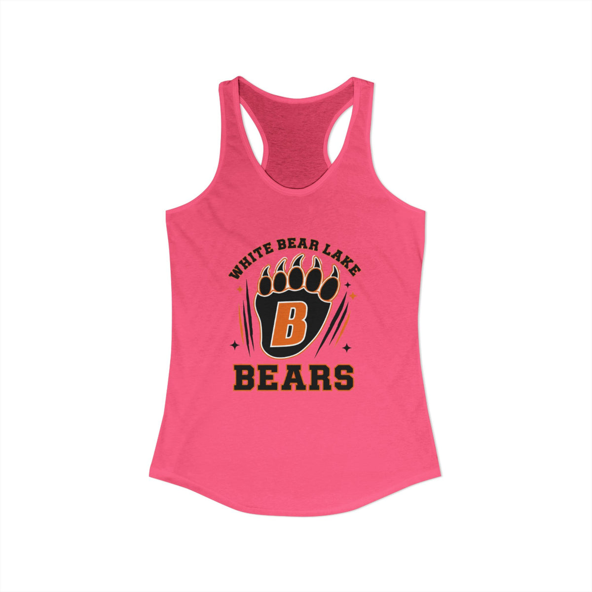 White Bear Bears Racerback Tank