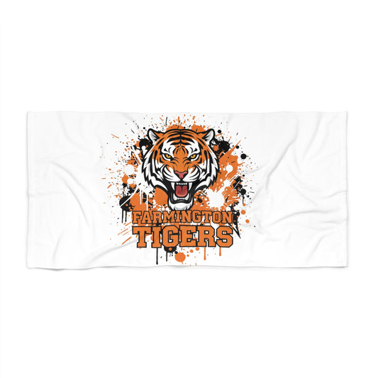 Farmington Tigers Beach Towel
