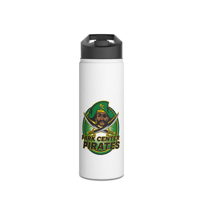 Park Center Pirates Stainless Steel Water Bottle, Motivational Hydration Bottle, Sports Water Bottle