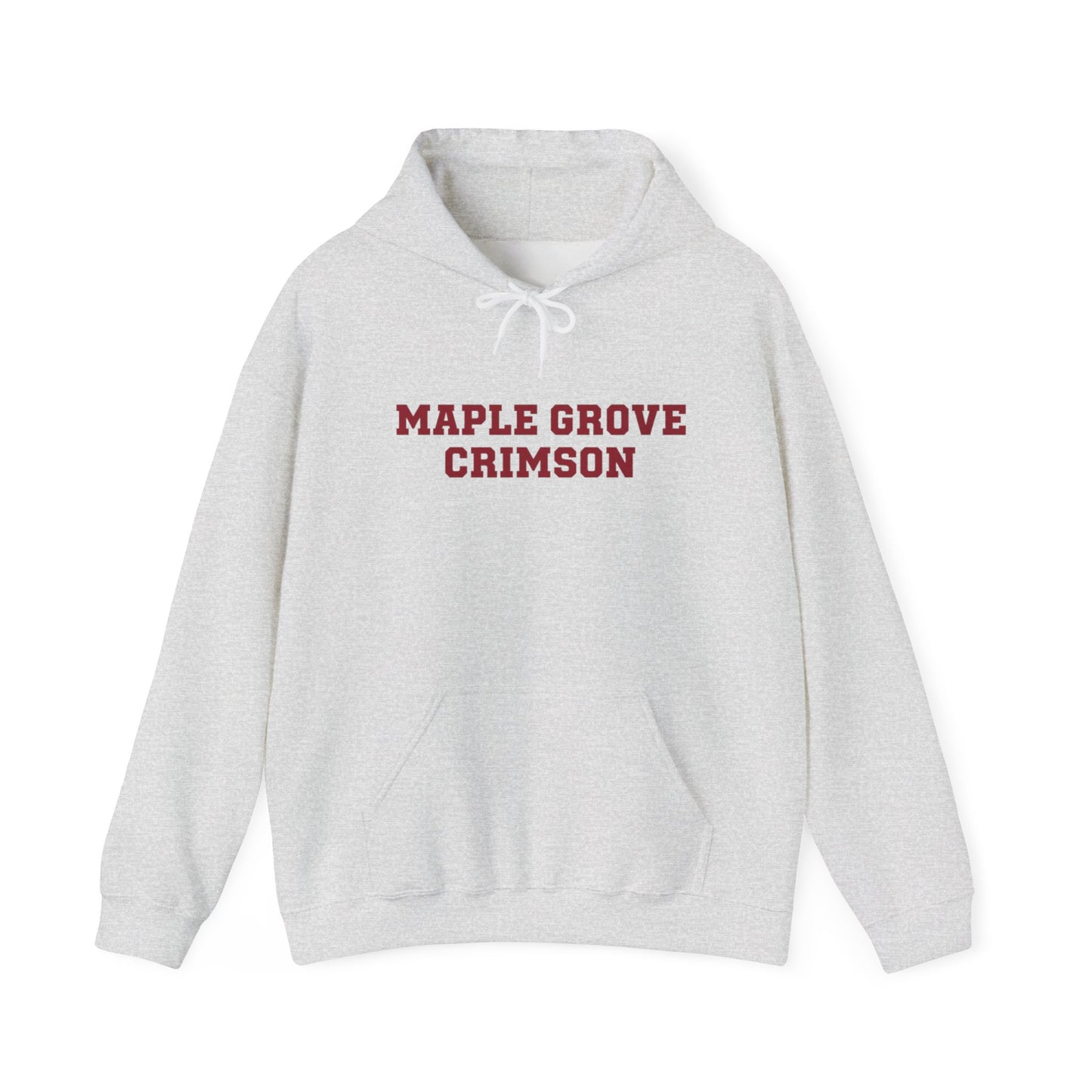 Maple Grove Crimson Unisex Heavy Blend™ Hooded Sweatshirt - Cozy and Stylish for School Spirit