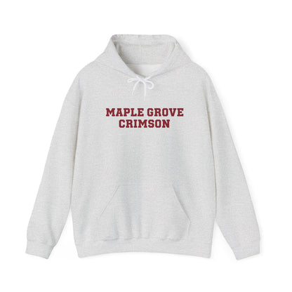 Maple Grove Crimson Unisex Heavy Blend™ Hooded Sweatshirt - Cozy and Stylish for School Spirit