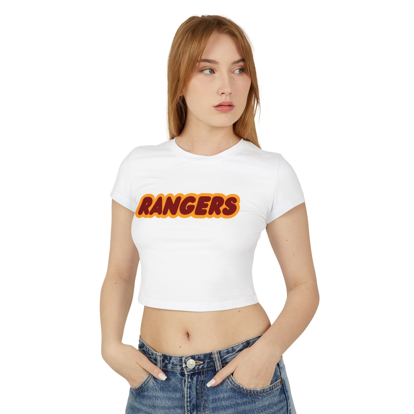 Forest Lake Rangers Women’s Baby Tee - Retro Graphic Top for Casual Vibes