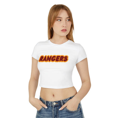 Forest Lake Rangers Women’s Baby Tee - Retro Graphic Top for Casual Vibes