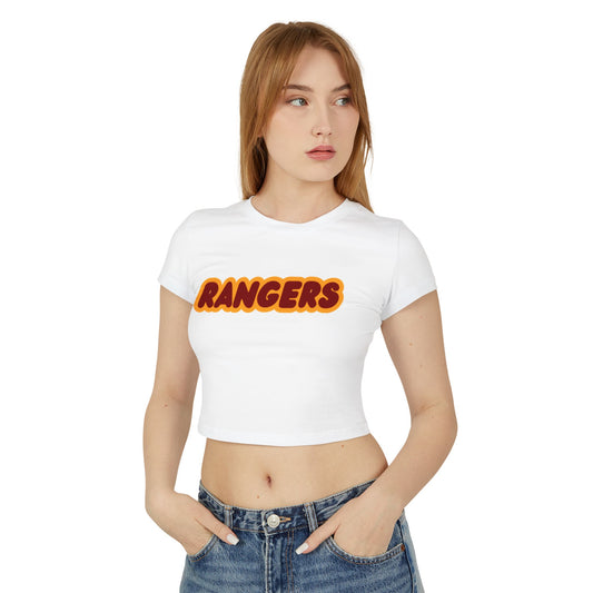 Forest Lake Rangers Women’s Baby Tee - Retro Graphic Top for Casual Vibes