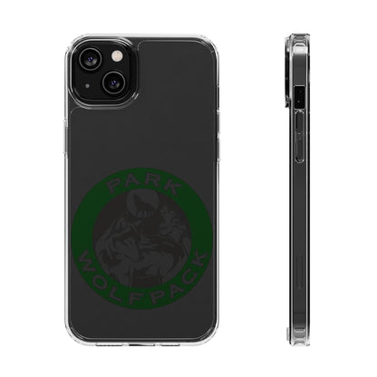 Custom Clear Phone Case - Park Wolfpack Design