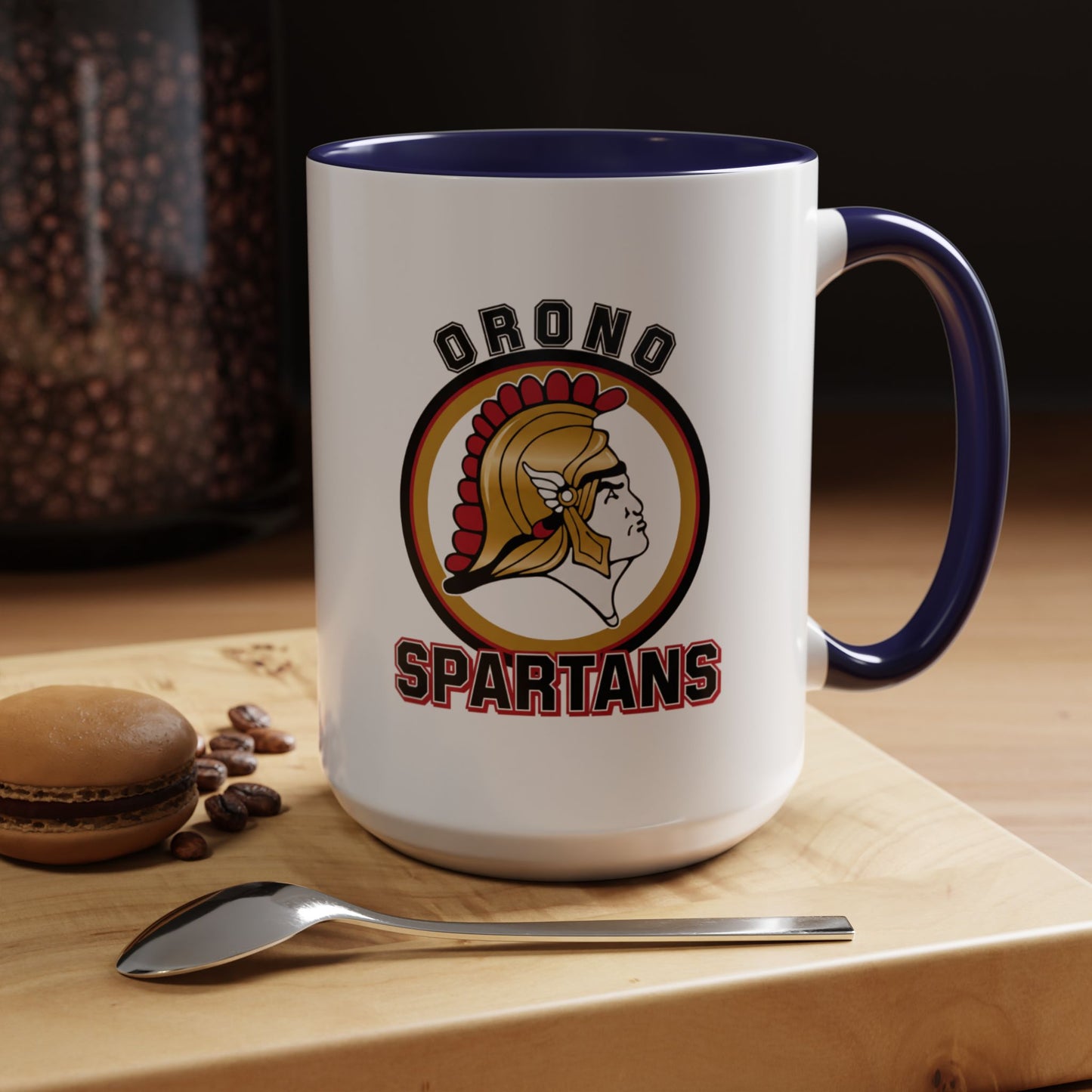 Orono Spartans Accent Coffee Mug - Stylish 15 oz or 11 oz