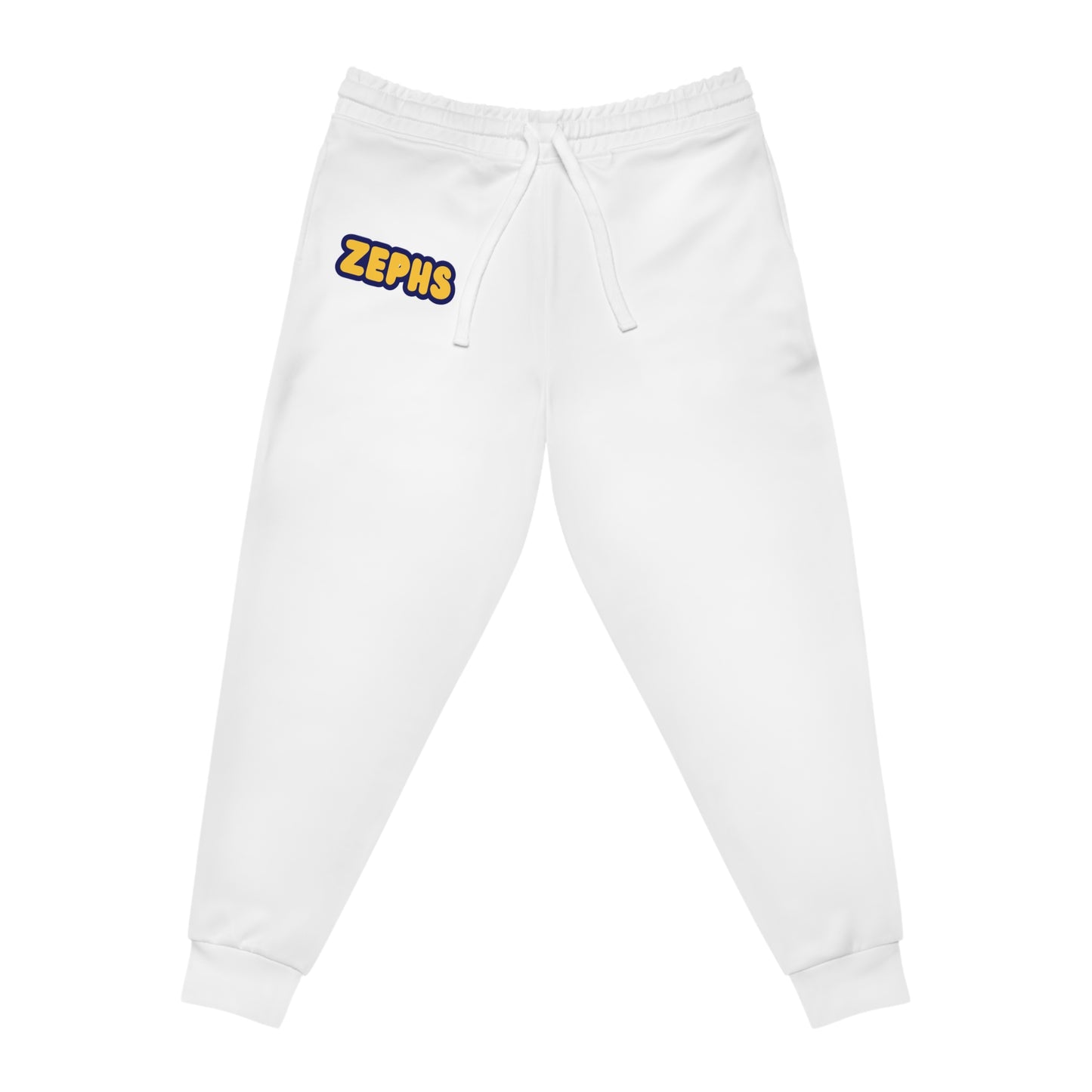Mahtomedi Zephyrs White Men's Athletic Joggers