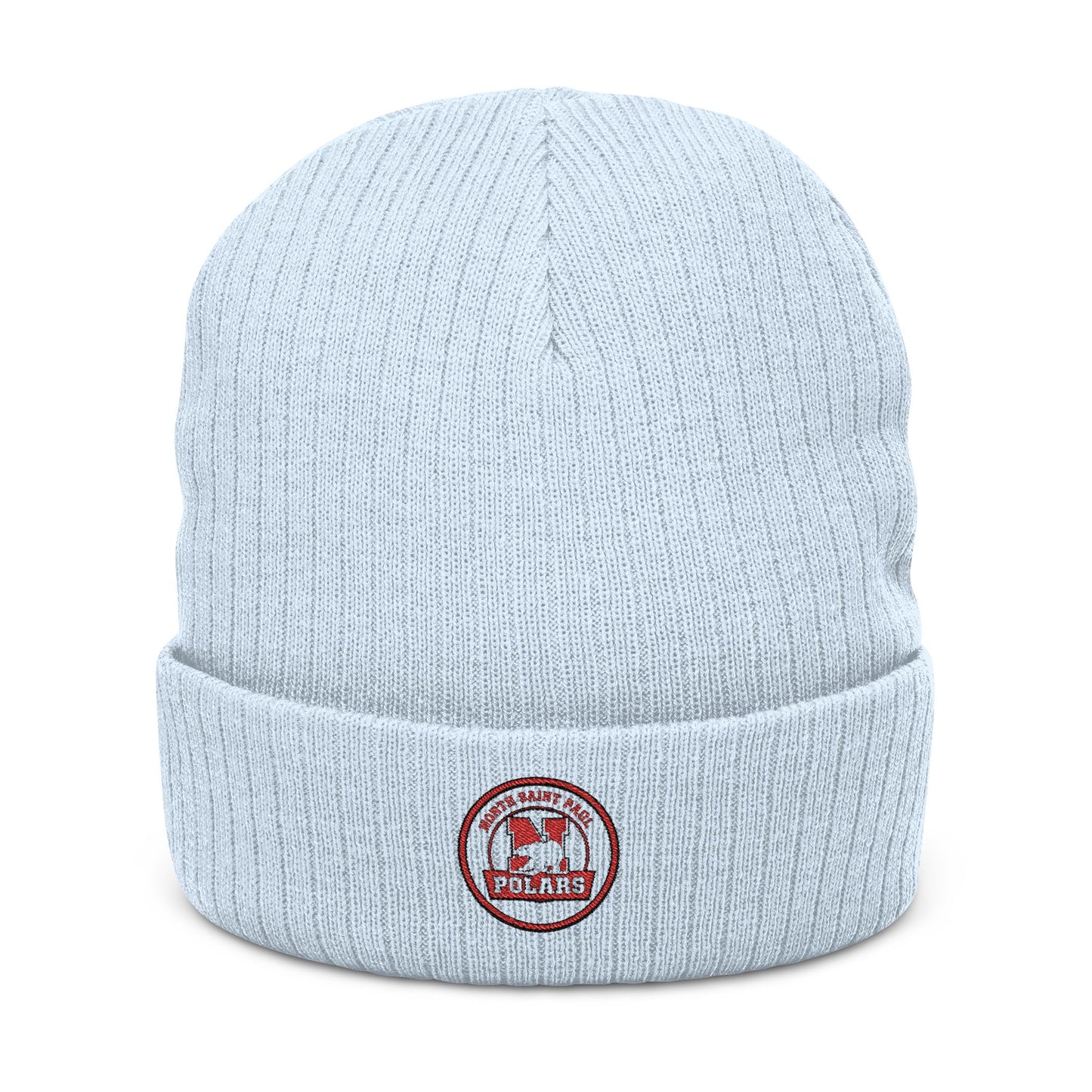 North Saint Paul Polars Embroidered Ribbed Knit Beanie