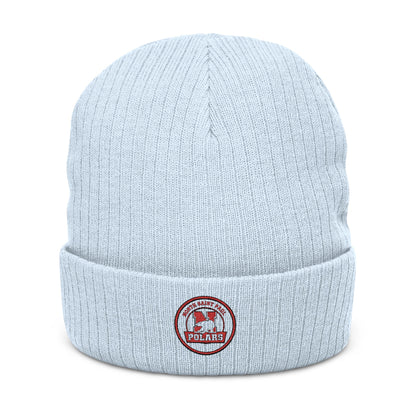 North Saint Paul Polars Embroidered Ribbed Knit Beanie