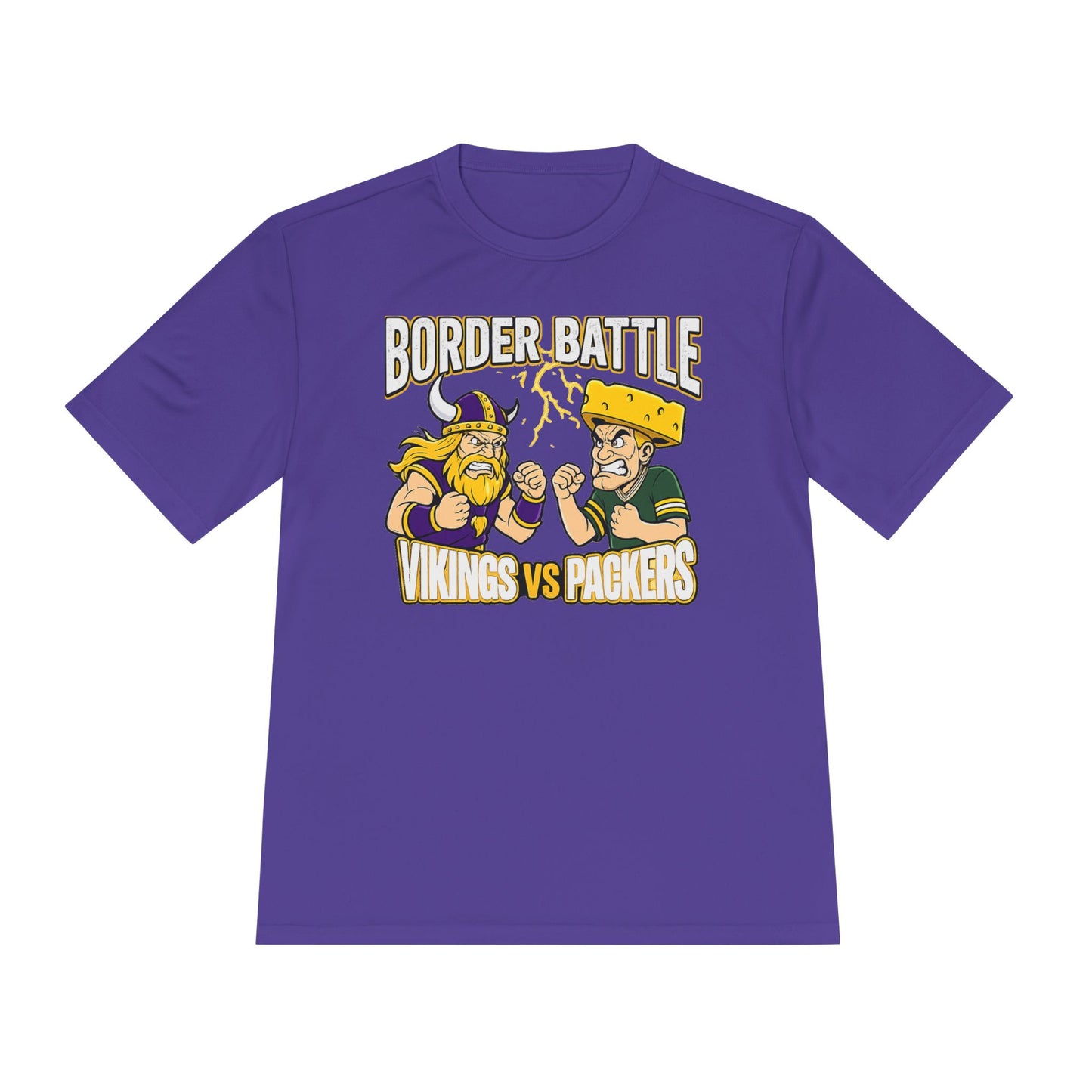 Border Battle Vikings vs Packers Tee — "The Best Seat in the Game Is at the Bar" Sports Rivalry Shirt