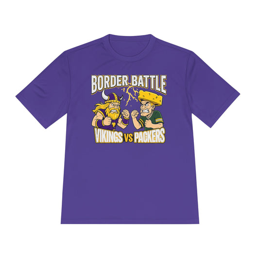 Border Battle Vikings vs Packers Tee — "The Best Seat in the Game Is at the Bar" Sports Rivalry Shirt