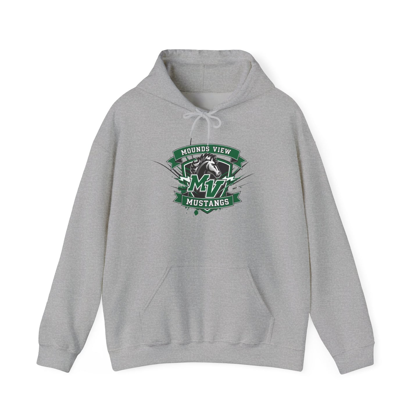 Mounds View Mustangs Vintage School Mascot Sweatshirt
