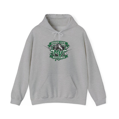 Mounds View Mustangs Vintage School Mascot Sweatshirt