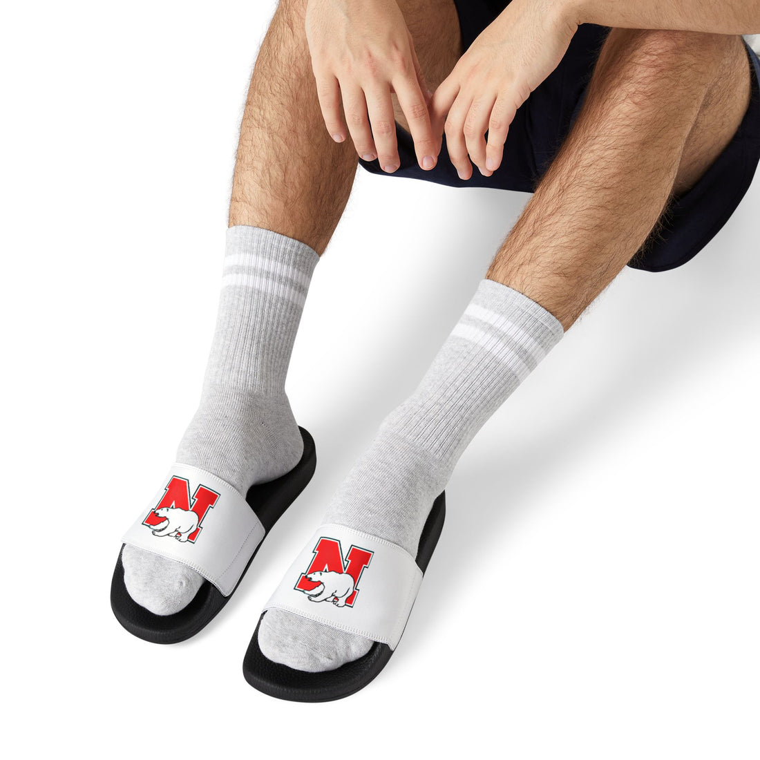 North Saint Paul Polars Men's Removable-Strap Casual Sandals for Summer Adventures