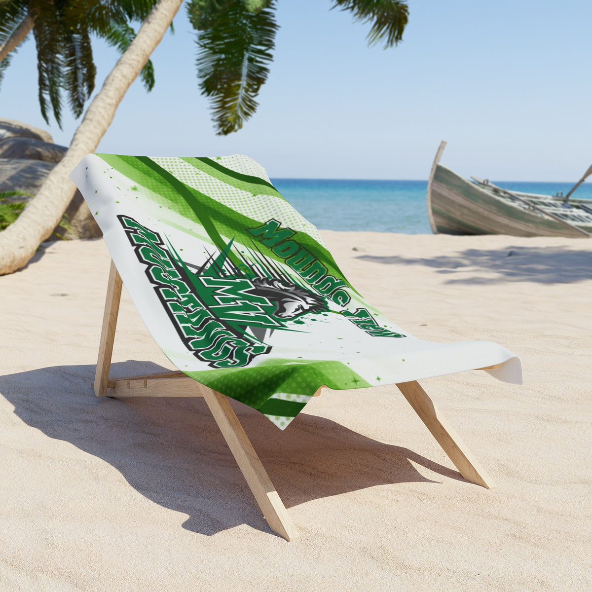 Mounds View Mustangs Beach Towel - Fun and Stylish Summer Essential for Beach Lovers
