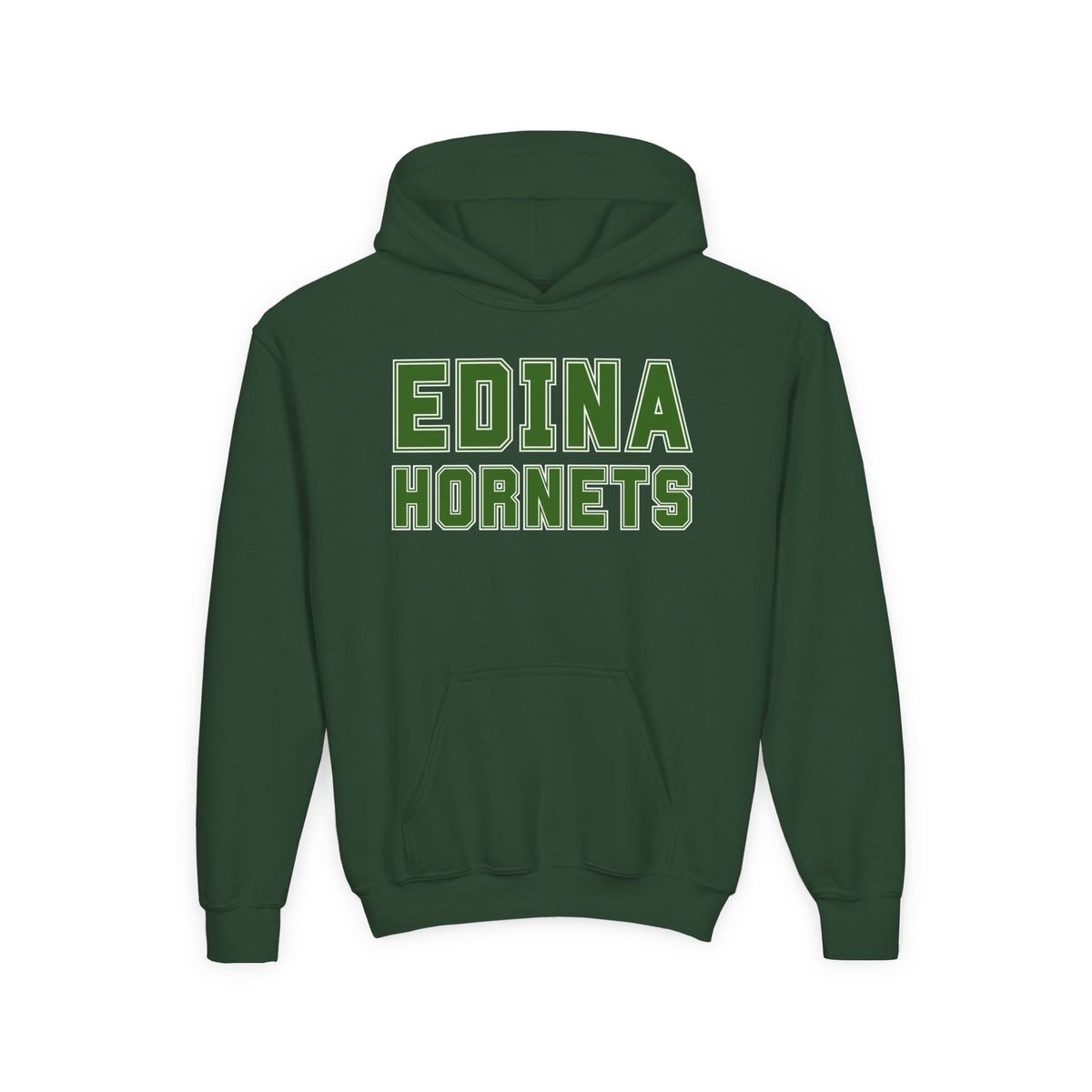 Edina Hornets Youth Hoodie — School Spirit Sweatshirt with Hornet Logo