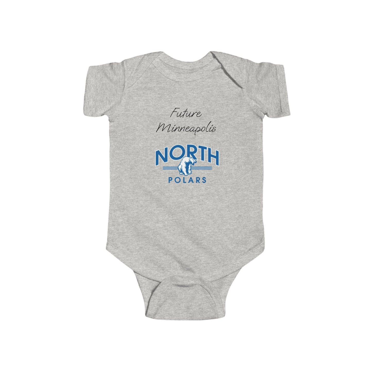 Minneapolis North Polars "Future Polar"  Infant Bodysuit - Comfortable and Cute Baby Wear
