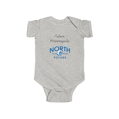 Minneapolis North Polars "Future Polar"  Infant Bodysuit - Comfortable and Cute Baby Wear