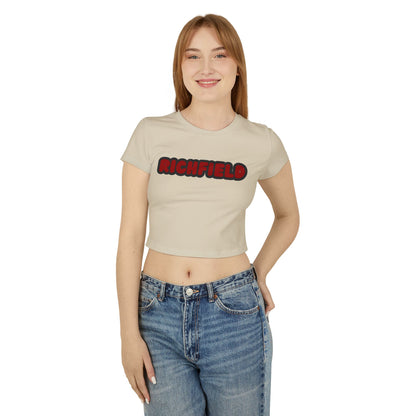 Richfield Spartans Women’s Baby Tee - Retro Graphic Top for Casual Vibes