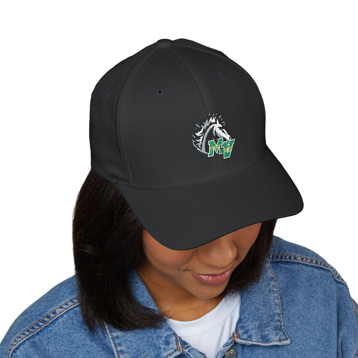 Mounds View Mustangs Embroidered Cap - Structured Adjustable Hat