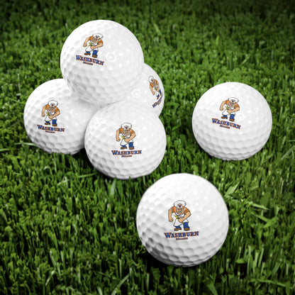 Minneapolis Washburn Millers Golf Balls - Set of 6