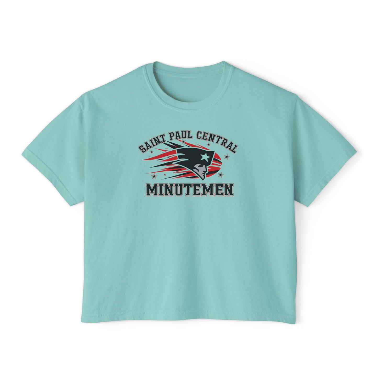 Saint Paul Central Minutemen Casual Women's Boxy Tee
