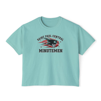 Saint Paul Central Minutemen Casual Women's Boxy Tee