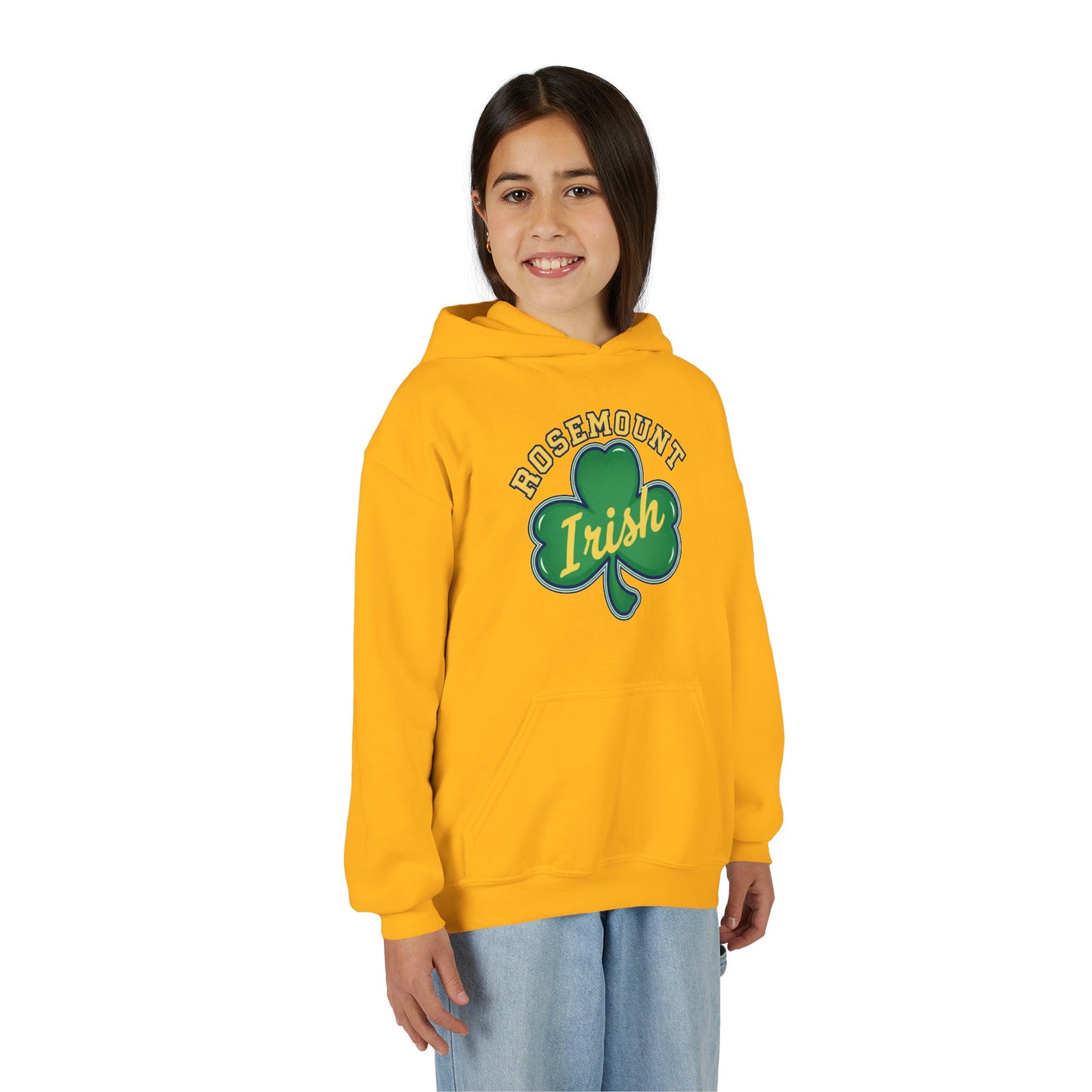 Rosemount Irish Youth Heavy Blend Hoodie - Cozy & Stylish Sweatshirt for Kids
