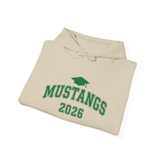 Mounds View Mustangs Class of 2026 Block Hoodie