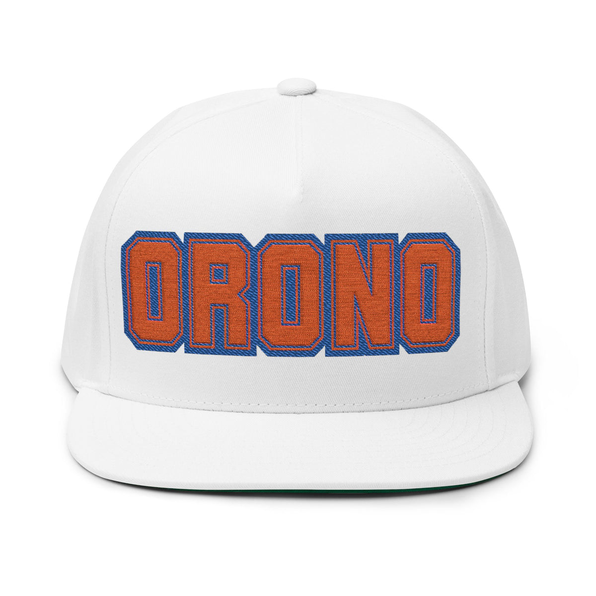 Orono Spartans Embroidered Flat Bill Cap — School Spirit Snapback