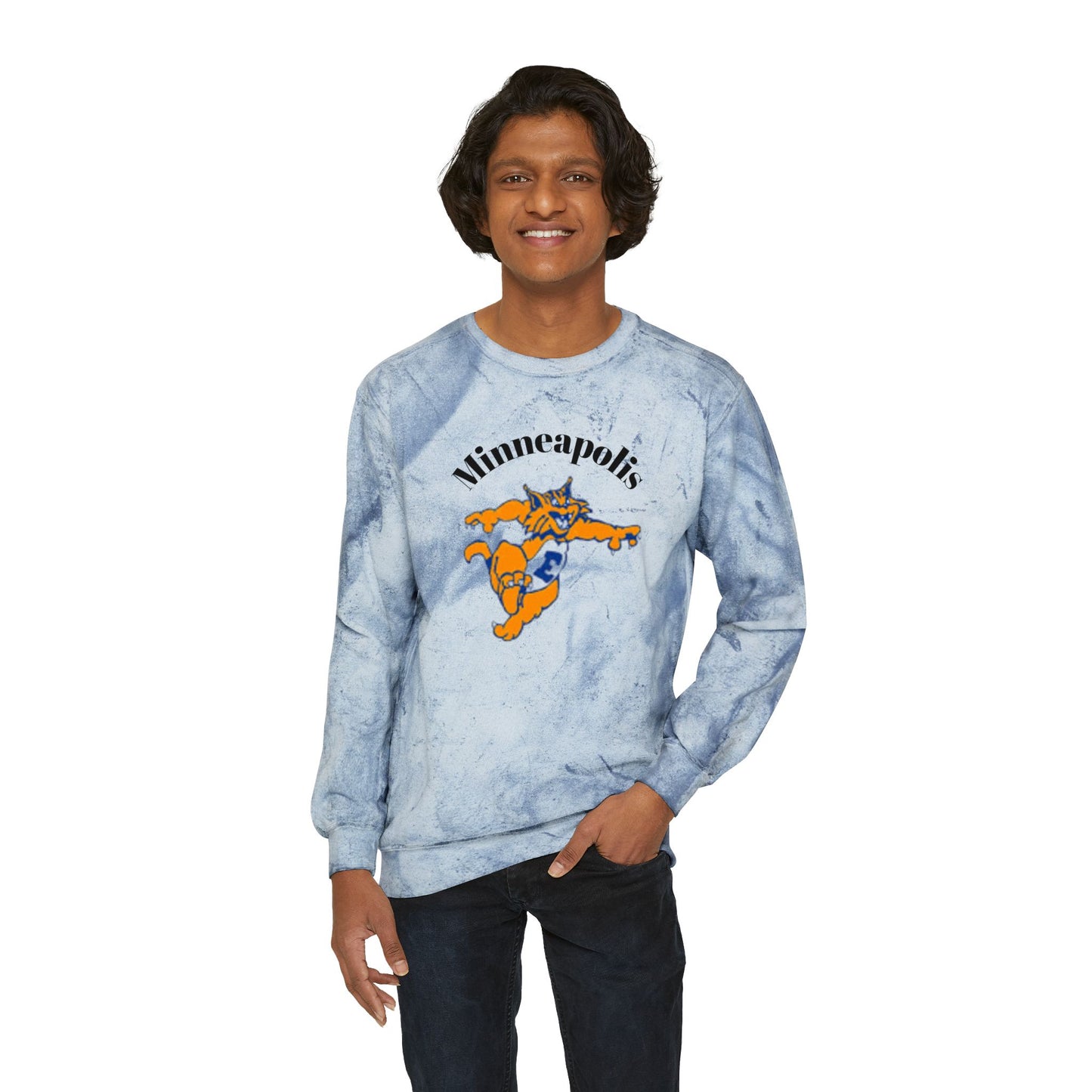 Minneapolis Edison Tommies Unisex Color Blast Crewneck Sweatshirt