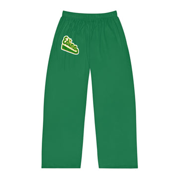 Edina Hornets Comfortable Green Men's Pajama Pants for Relaxation and Leisure